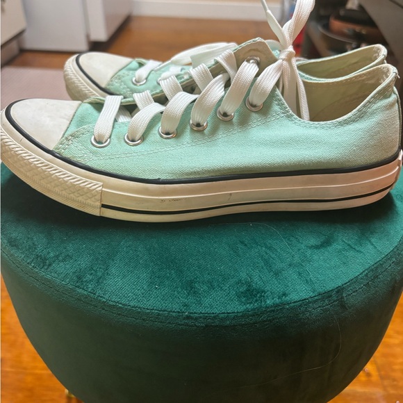 Seafoam All Star Converse Women’s 8 - Picture 6 of 7